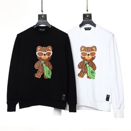 Men's Pullover Designer Printed Cartoon Sweater Fashion Basic Size Plus Large Printed Spring and Autumn Style s-2XL