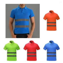 Motorcycle Apparel Reflective High Visibility T-Shirt Workwear Blue/Orange/Red/Green L-XXXL