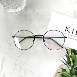 Sunglasses Frames Vintage Retro Style Eyeglass Round Shape Blue Light Blocking Women's Glasses Frame Selling Eyeglasses