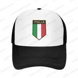 Berets Italia Italy Italian Flag Mesh Baseball Cap Summer Outdoor Men Women Fashion Sport Hats Hip Hop Trucker