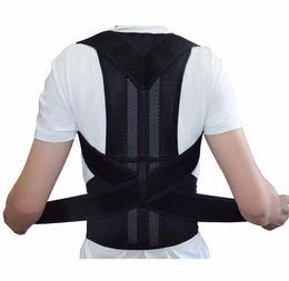 Whole Scoliosis Posture Corrector Lumbar Support Belt Round Shoulder Back Brace Deluxe AFTB0036163837