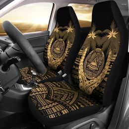 Car Seat Covers American Samoa Seal Coconut Tree Pack Of 2 Universal Front Protective Cover