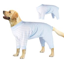 Rompers Pet Home Clothes Fashion Winter Dog Clothes Antihair Loss Medium/Large Dogs Fourlegged Cotton Clothing Pajamas Surgical Gowns