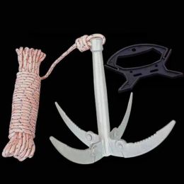 Tools 4 Claw Anchor Sickle Foldable Sickle Water Grass Aquatic Plants Cutter Grasses Sharp Knife Fishing Accessories Tackle Supplies