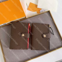 Large Zipper Wallet Designer Women Card Holder High Quality Leather Credit Card Holders Classic Letter Business Coin Purse With Box