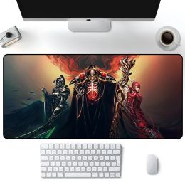 Pads Anime Overlord Mouse Pad Large Gaming Mousepad Gamer Computer Office Mouse Mat XXL Carpet Keyboard Mat Desk Pad Laptop Mausepad