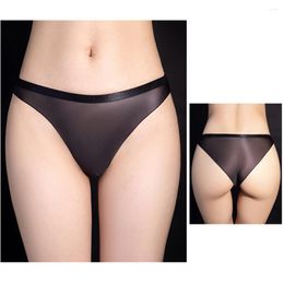 Women's Panties Women Erotic Sexy Ultra Thin See Through High Stretch Underwear Lingerie Sheer Breathable Briefs Female