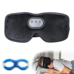 Headphones Bluetooth Sleep Mask Headphones for Men Women with Cooling Gel Pad, Blackout Eye Mask Bluetooth Sleep Mask for Airplane Travel