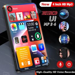 Player 4.0"Full Touch Screen Portable MP3 4 Player Bluetooth HiFi Sound Music Walkman FM/Recorder/Support Max 256GB