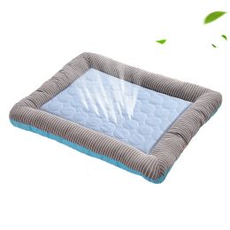 Pens Dog Cooling Mat Summer Cool Feeling Dog Bed for Medium and Large Dogs Cats Breathable Household Pet Sofa Pet Ice Pad