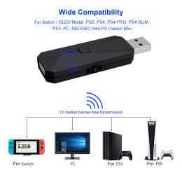 Adapter Game Controller Converter Adapter for PS5 PS4 Switch PS3 PC Portable USB Controller Converter Plug and Play Gaming Accessories