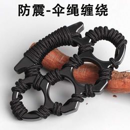 Affordable Fast Shipping Travel Solid Iron Fist Strongly Window Brackets Self Defence Four Finger Rings Wholesale Portable Perfect Fighting Tools 984496