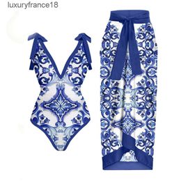 Womens Swimwear Women One Piece Swimsuit With Skirt Designer Bathing Suit Beach Dress Cover Up Luxury Surf Wear Summer VintageWomens''gg''JM4F