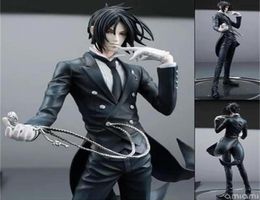 20cm Black Butler Sebastian Michaelis Anime Doll Cartoon Figure PVC Collection Model Toy Action figure for friends gift T2001062394032