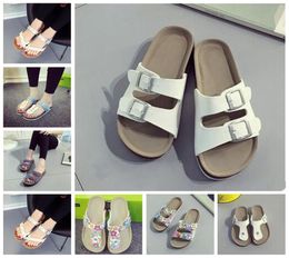 Summer Cork Sandals Beach Antiskid Slippers Casual Cool Slippers PU Leather Leisure Slipper Fashion Comfortable Sandalias Footwear1630883