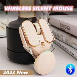 Mice RYRA2023 Bluetooth Wireless Mute Mouse RGB Rechargeable Mouse For Macbook PC Gamer Laptop Computer Office Mouse For Ladies' Gift