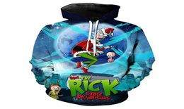 Christmas Box pattern men s 3D printing hoodie visual impact party top punk gothic round neck high quality sweater hoodie8061624