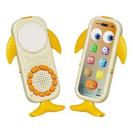 Baby Music Sound Toys Childrens mobile simulation phones and smartphones with recording and playback functions early learning education smartphone toys G240529