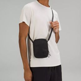 2024 New LL yoga bags Nylon waterproof 1.5L mobile phone bags Shoulder Bag Diagonal bag Casual Crossbody small square bag Designer bag