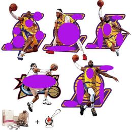 Puzzles Basketball Star Wooden Puzzle Unique Sport Player Interesting Wooden Puzzle Gift for Adults Kids Christmas Gift Educational Game G240529