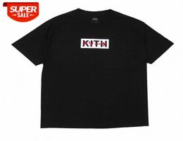 Summer New KITH EARTH DAY TEE Men Women High Quality Fashion Casual KITH Tshirts Letter Dyeing Embroidery Long Sleeve Tshirt X84629636