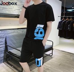 Summer Tracksuit Man Youth Fashion Casual Print Oneck Suits Men Jogging Sports Sets Men039s Sweat Suit Street Clothes 4XL 20208336783