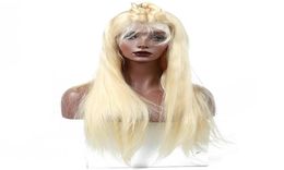 613 Blonde Lace Front Wig Human Hair Wigs For Women Straight 150 Pre Plucked Full End 360 Lace Frontal Wig With Baby Hair Remy7637850