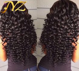 13x4 Human Hair Lace Front Brazilian Curly Wig Remy Virgin For Black Women4492779