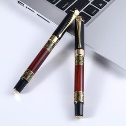 High quality classic JFK black Roller Ballpoint pen Business office stationery promotional writing Business Gift ink pen Fluency in writing 1pc