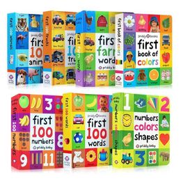 Learning Toys Early Childhood Education Board Books Infant Learning English Picture Books Montessori Toys Top 100 Animal Word Colour Books G240529