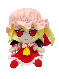 Dolls Anime TouHou Project Flandre Scarlet Fumo Plush Toy Stuffed Doll Cosplay Props Japanese Anime Cartoon Plushie Figures Fans Gift G240529