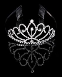 sparkly Bridal Tiaras Crowns With Rhinestones Bridal Jewellery Girls Evening Prom Party Performance Pageant Crystal Wedding Tiaras A2794962