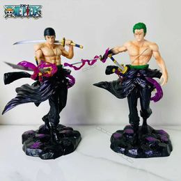 Action Toy Figures New One Piece Anime Figure Gk Bath Blood Roronoa Zoro PVC Action Figure Collection Dolls Gift PVC Model Decoration G240529