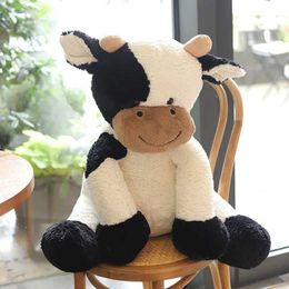 Plush Dolls 25CM/35CM/50CM/70CM Cow Filling Animal Plush Toy Soft and Cute Cow Doll Birthday Gift Y240601ORV7