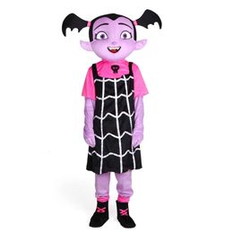 Vampirina costume girl vampire mascot Fancy party dress theme mascotte carnival Suit great professional quality Mascot Costumes