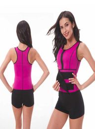 Sweat Sauna Body Shaper Woman Slimming Vest Neoprene Waist Trainer Plus Size S4XL Drop Ship8999729