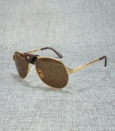 Vintage Santos Sunglasses Men Double Beam Oval Rivet Sun Glasses Women for Club Outdoor Metal Frame Gafas Oculos Accessories2693541