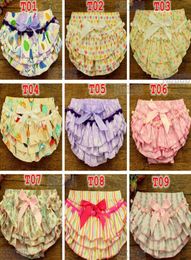 Summrer New baby cotton tassel bloomers Infant Chevron Satin Bloomers cute baby shorts girls chevron pants baby diaper cover SML9609393