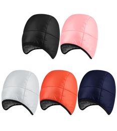 Cycling Caps Masks Men Women Outdoor Waterproof Windproof Earcap Thermal Fleece Lined Down Beanie Hat For Ski Hiking Camping8849388
