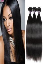 Ishow Human Hair Weave Bundles 10A Brazilian Straight Hair 3Bundle Deals Remy 828 Inch Hair Extensions for Women Girls All Ages N1628392