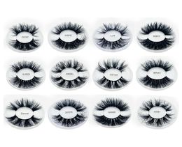 8D 25 mm fluffy mink lashes wispies fake eyelashes extension cruelty handmade lash wispy faux cils thick makeup tools eyes9966408