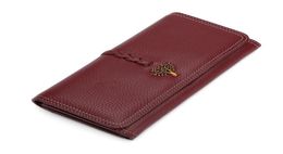 Wallets Tree Design 100 Handmade Knitting Women Long Wallet Natural Soft Leather Ladies Daily Coin Purse Togo Card Holder6124260