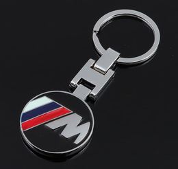 BMW M power Logo High Quality Key chains Metal Zinc car emblem Keyring7588979