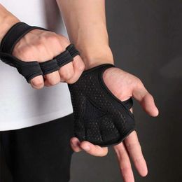 Hand Palm Protector Gym Fitness Gloves Bodybuilding Workout Power Weight Lifting Training Dumbbell Grips Pads 240528