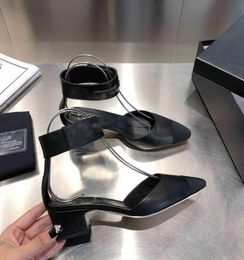 2021 new spring good quality Mary Jane women039s shoes summer Designer Sandals thick leather Designer Sandals9179364