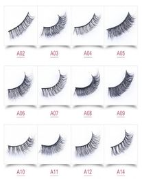 2018 3D Mink False Eyelashes 19 Styles Selectable Real Handmade Natural Long Black Eyelash Extensions For Beauty Makeup9049535