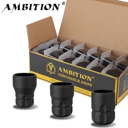 Ambition P2 Disposable Tattoo Grip 12pcs Size 30-34-38mm Silicone Material for Ambition Wireless Tattoo Machine Pen Equipment 240601