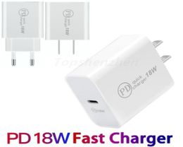 18W USB C Wall Charger Quick Charger 30 USB TypeC PD Charger Mini Portable Phone Fast Charging For iphone 12 11 Pro Max Huawei X5947071