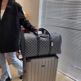 Fashion Duffel Men Women Designer Travel Bag Clutch on Luggage Bag Mans basketball Totes keepall 55CM Clear Handbag Woman Duffle Bags louiseviution Female backpack