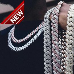 Best Price Custom Iced Out Miami Necklace VVS VS Moissanite Diamond Jewelry Necklace 100% Pass Diamond Tester Cuban Link Chain